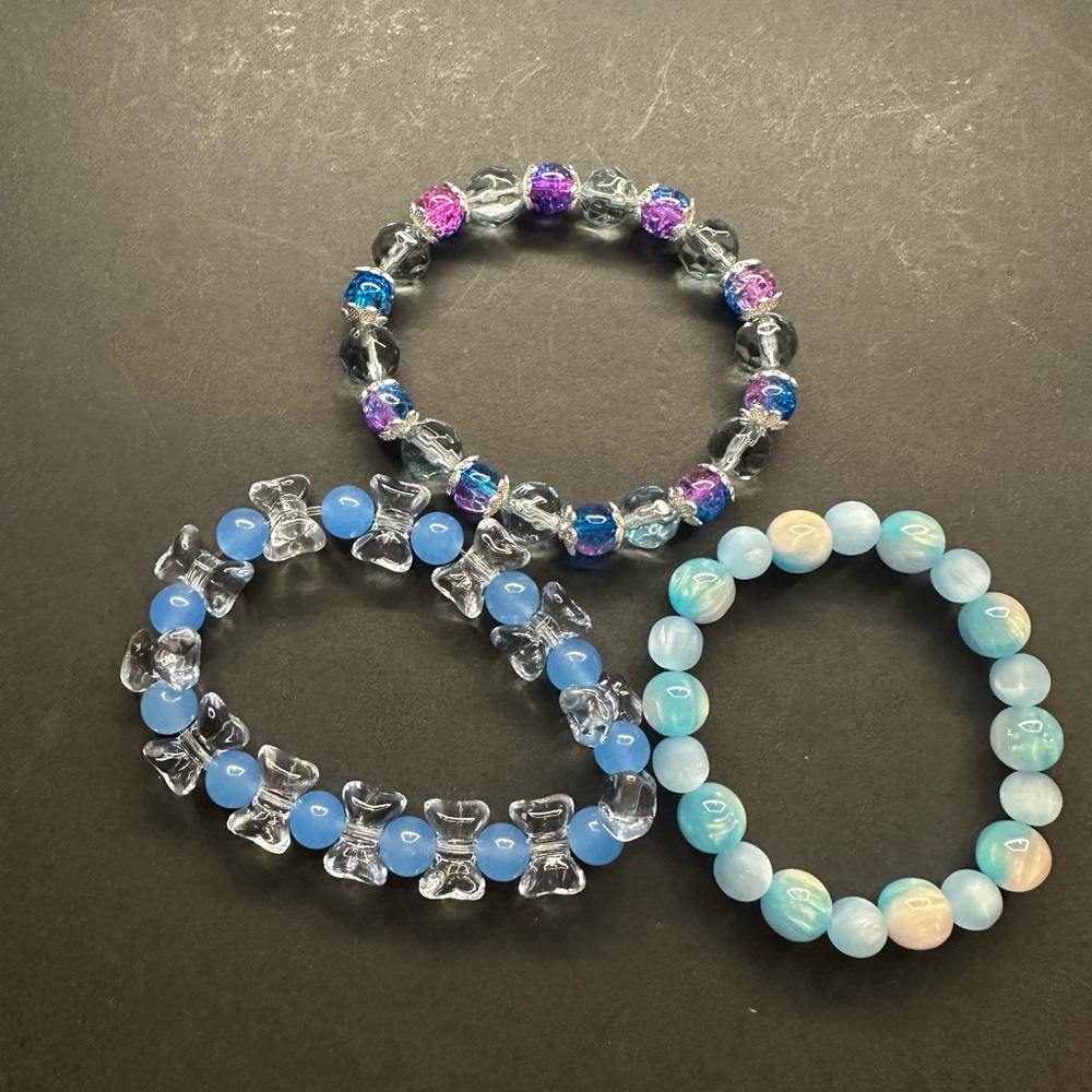 Hand Crafted Colorful Beaded Bracelets